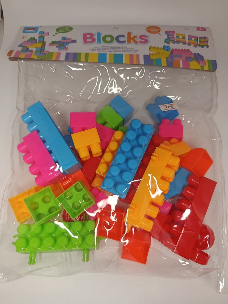 Bloques plásticos de construcción para niños