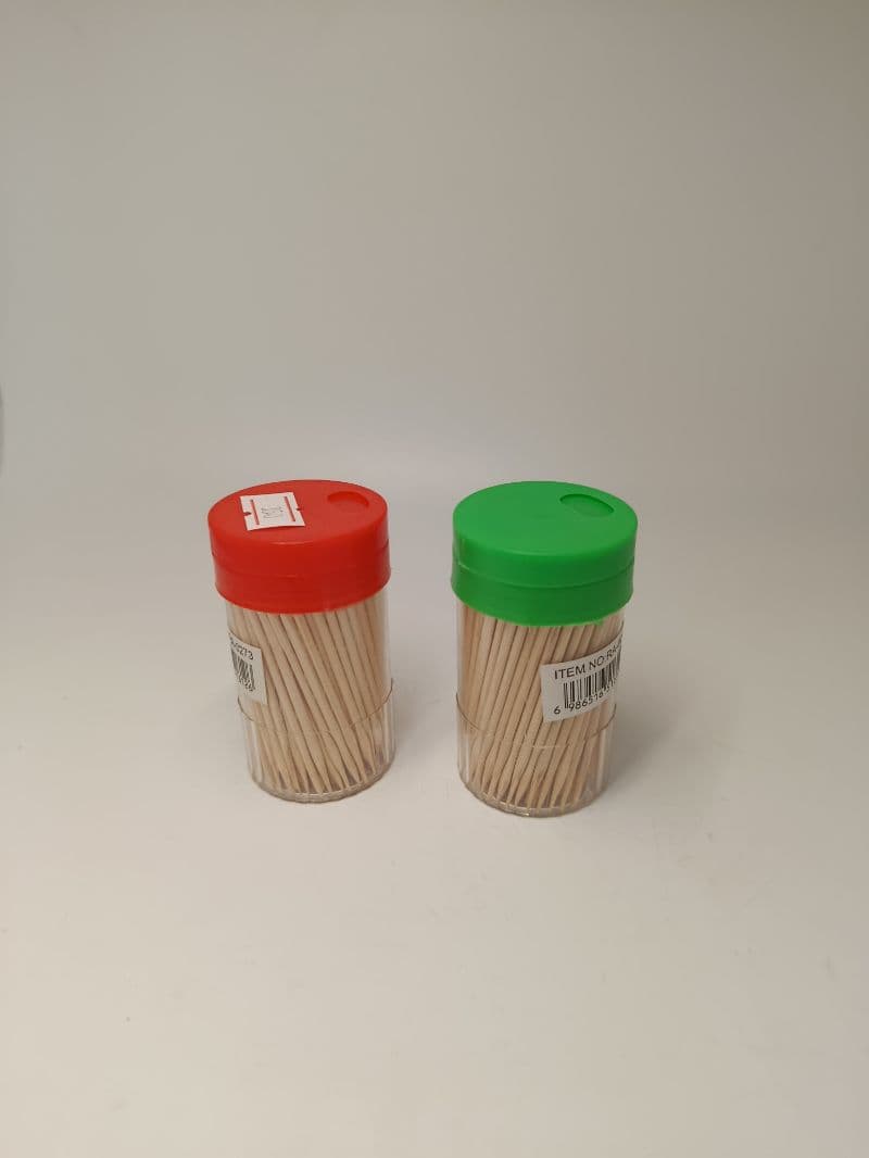 Palillos de Dientes en Frasco Dispensador
