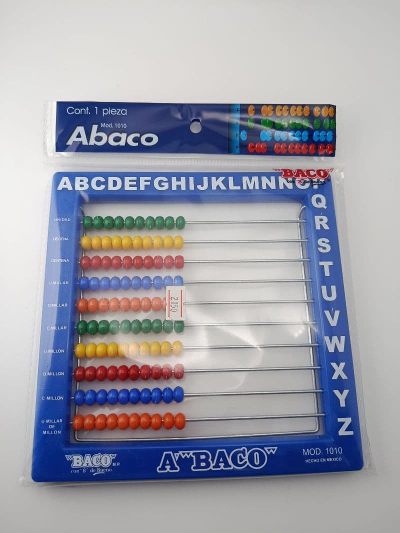 Ábaco Escolar Baco Grande Modelo 1010