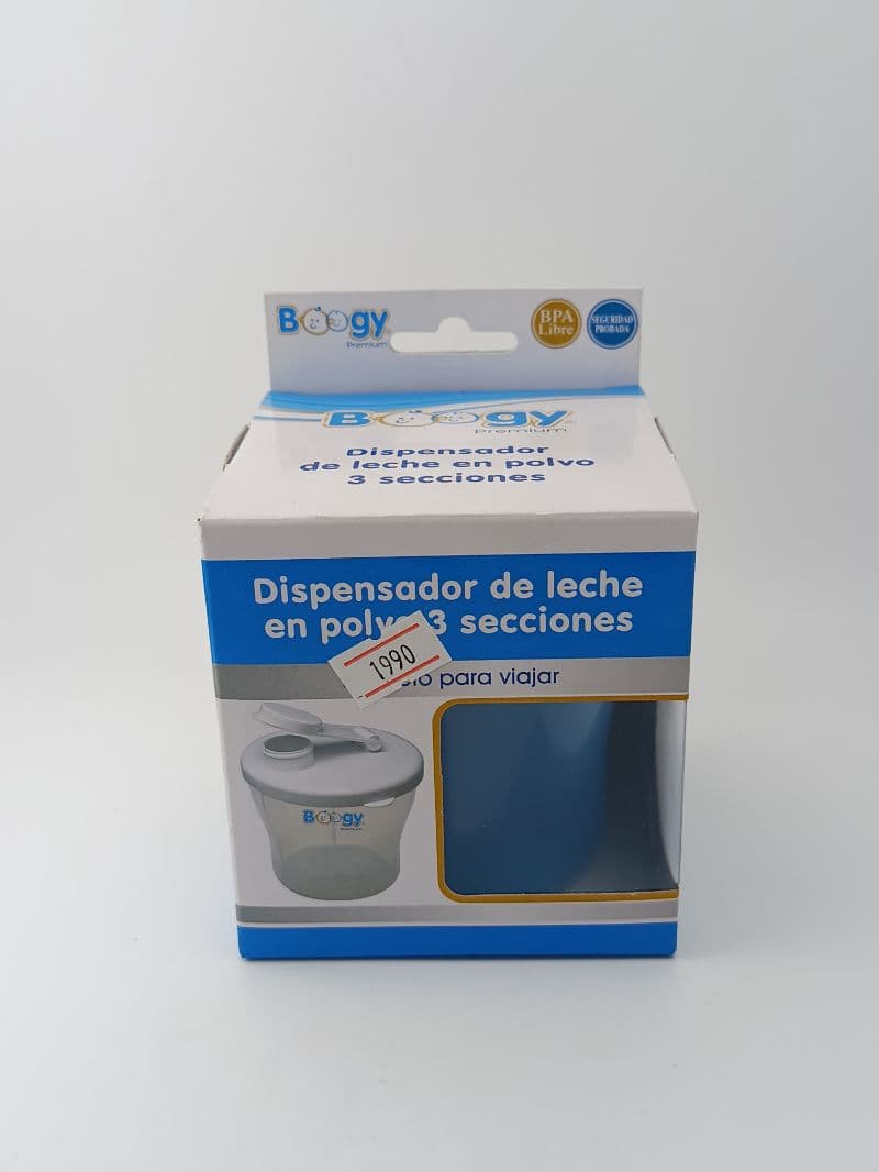 Dispensador de Leche en Polvo Boogy de 3 Secciones