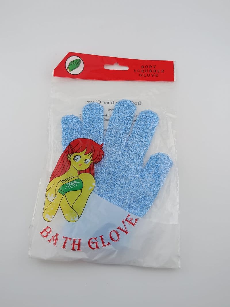 Guante exfoliante de baño (body scrubber)
