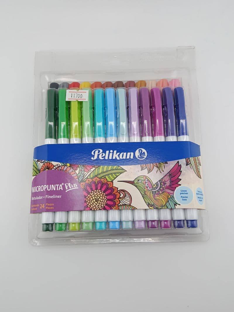 Marcadores finos Pelikan Micropunta Plus 24 colores