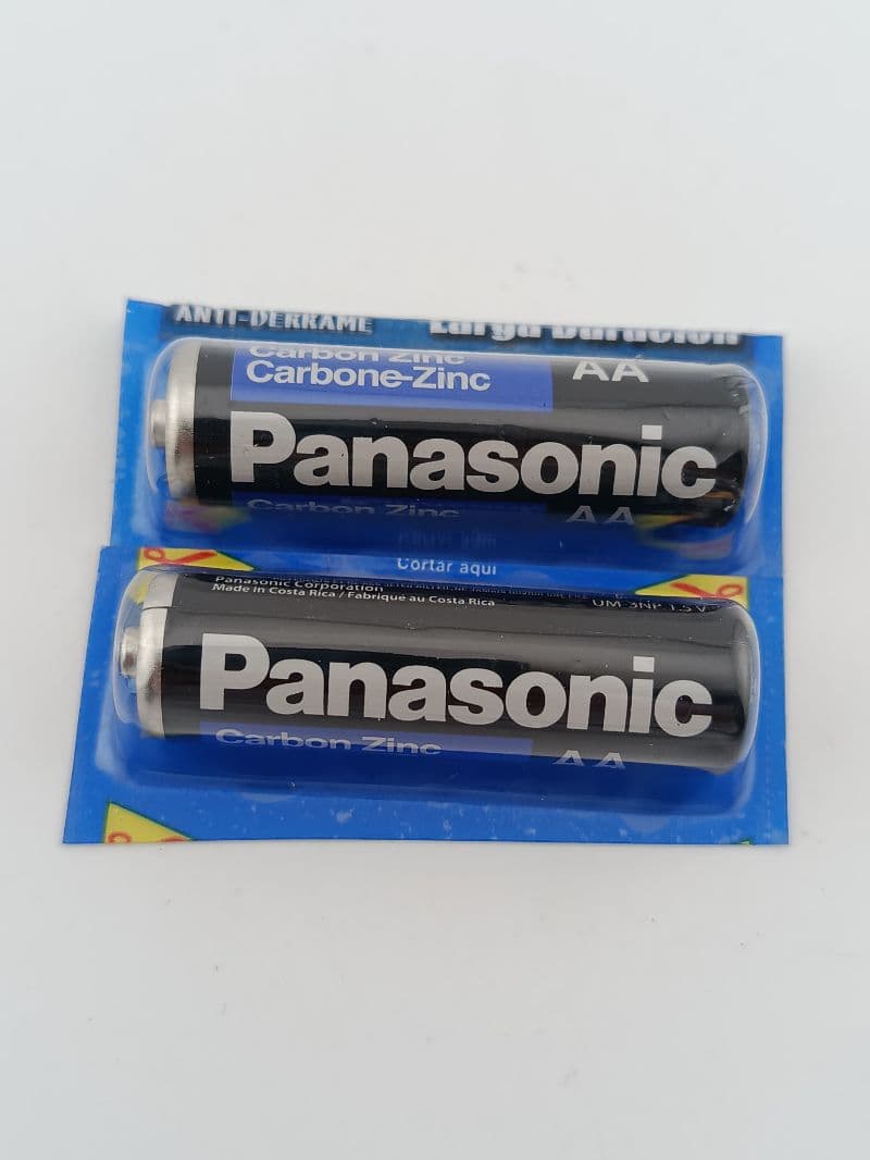 Batería AA Panasonic Carbon Zinc 1.5V (unidad)