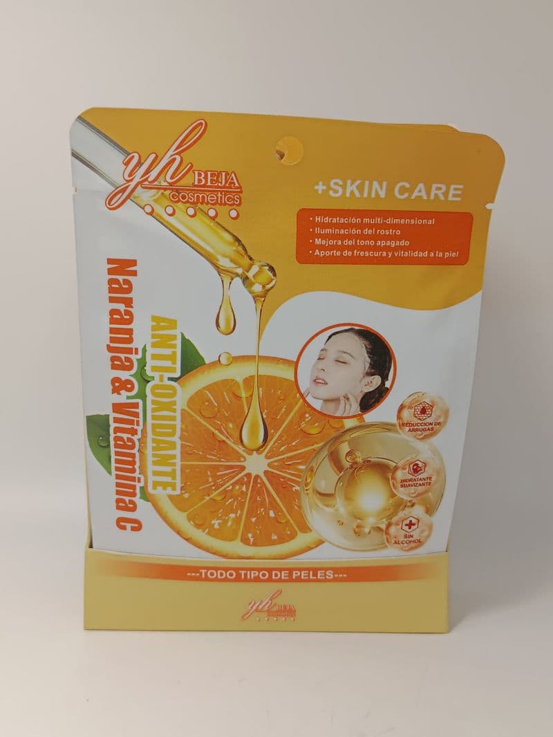 Mascarilla Facial Yh Beja Naranja y Vitamina C