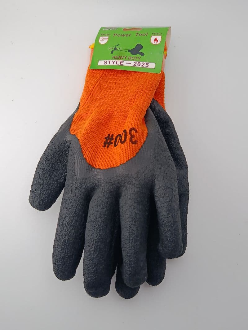 Guantes de trabajo pesados con recubrimiento #300