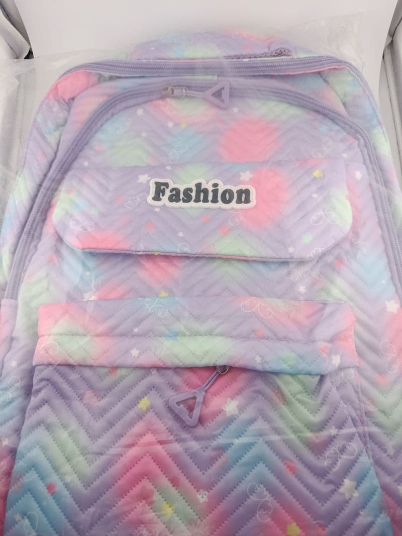Mochila escolar Fashion colores pastel multicolor