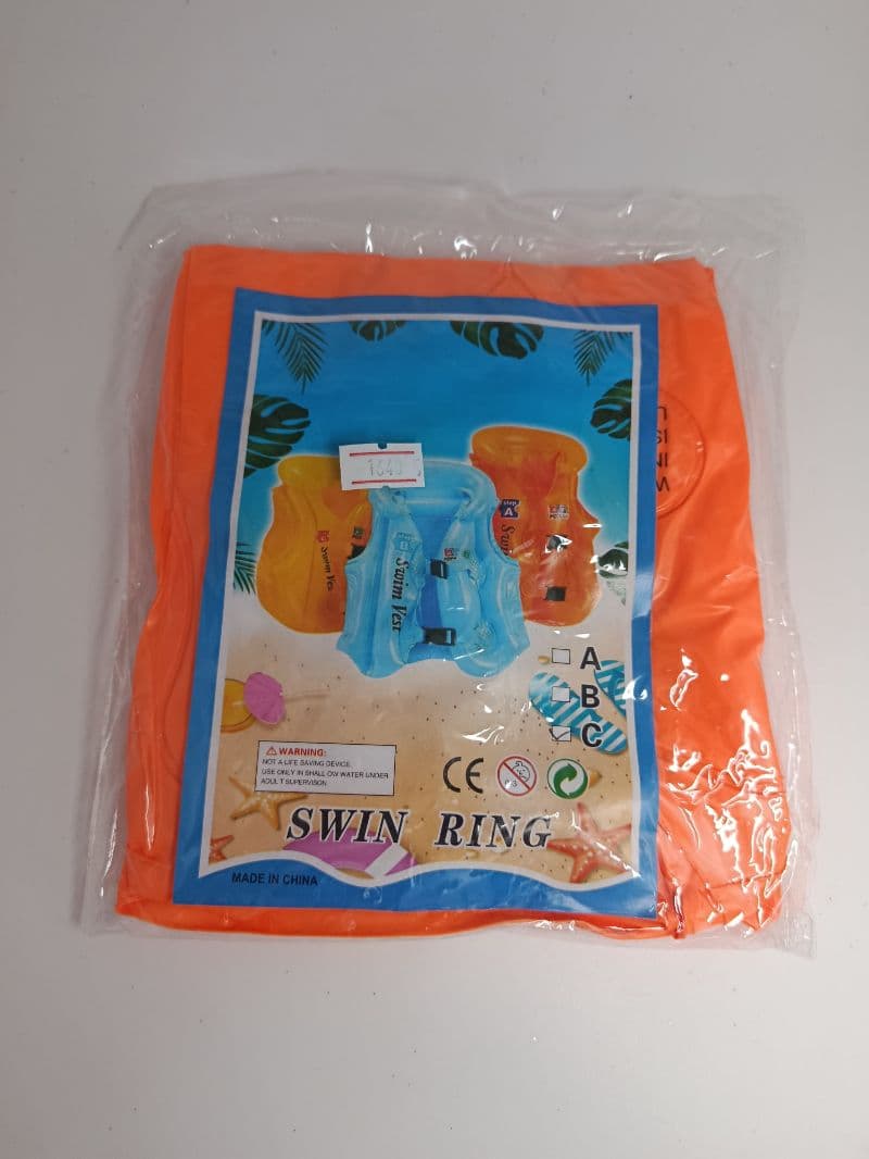 Chaleco inflable infantil para natación, talla S, 3 colores