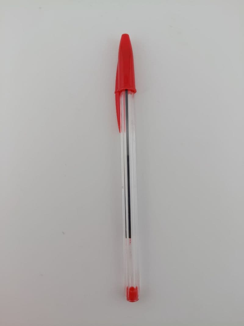 Lapicero de color rojo, unidad