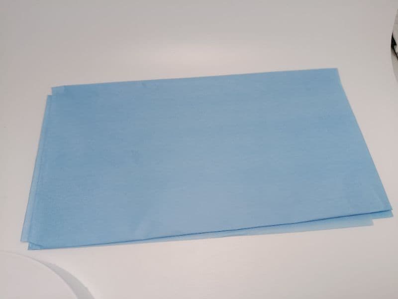Papel Seda Búho Celeste Claro (50 Hojas)