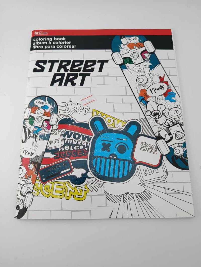 Libro para Colorear ArtZone Street Art 20x26 cm (48 Páginas)