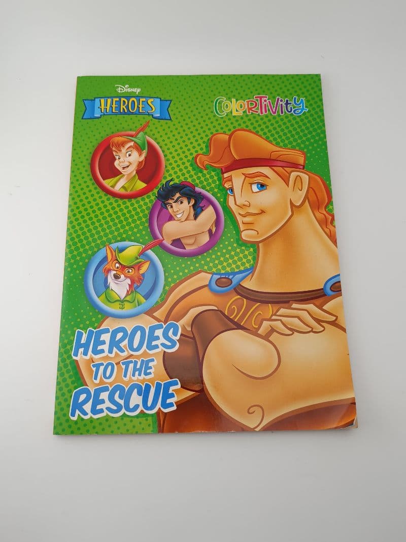 Libro para colorear Disney Heroes — 80 páginas