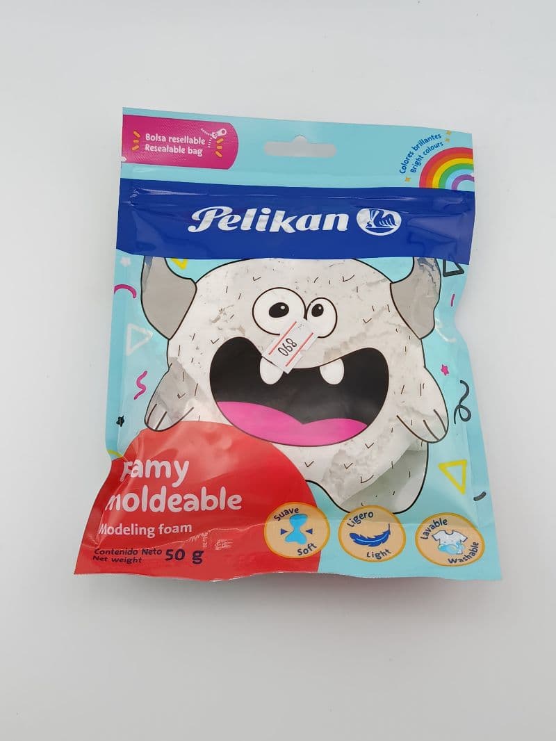 Foamy moldeable Pelikan blanco 50 g