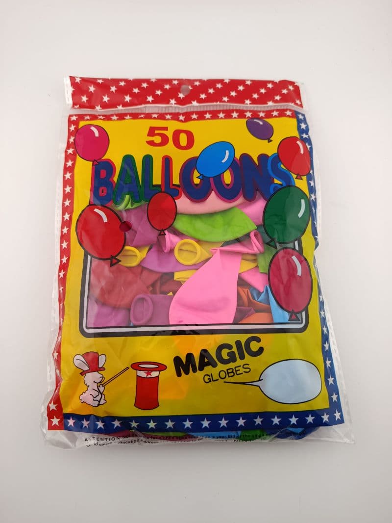 Globos surtidos #10 paquete de 50 unidades