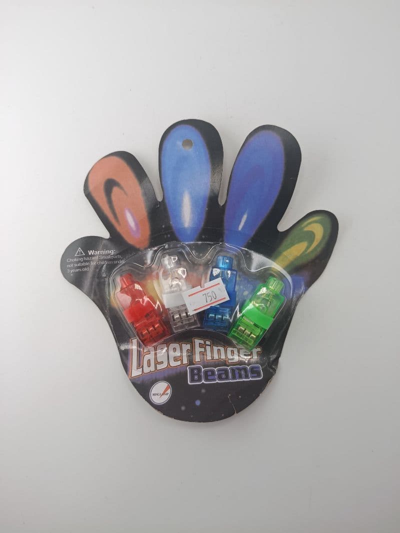 Luces LED para Dedos de Colores (Paquete de 4 Unidades)