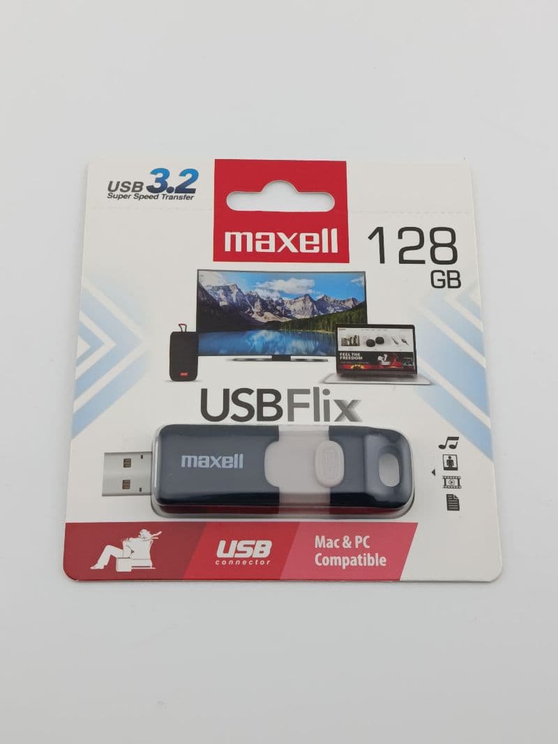 Memoria USB Maxell USBFlix 128 GB USB 3.2