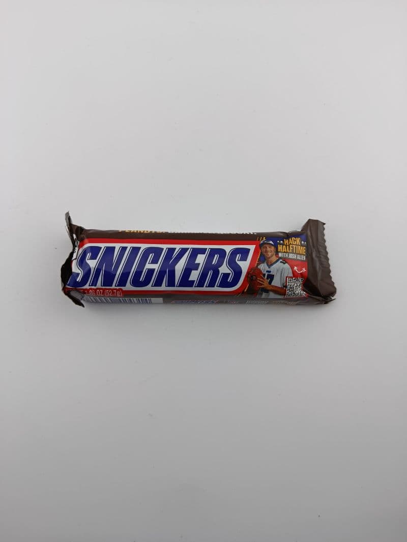 Chocolate Snickers barra individual 52.7g