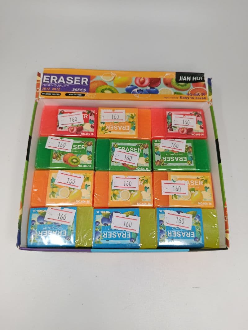Borrador de lápiz con aroma a frutas por unidad