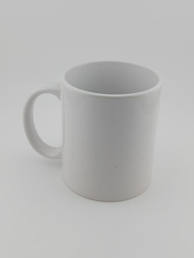 Taza de porcelana blanca 8 x 9.5 cm