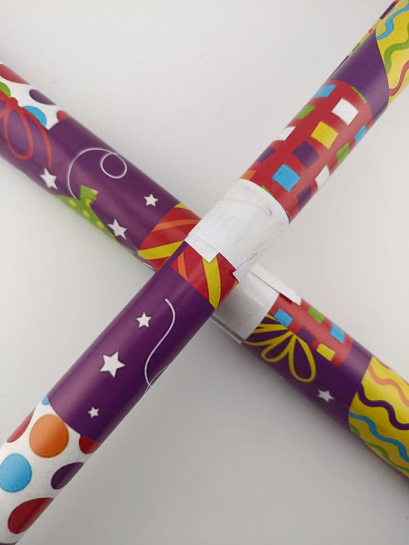 Papel de regalo para regalitos — paquete de 25 hojas de colores