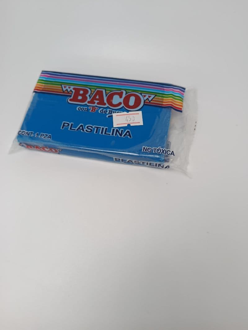 Plastilina Baco Azul en Bloque