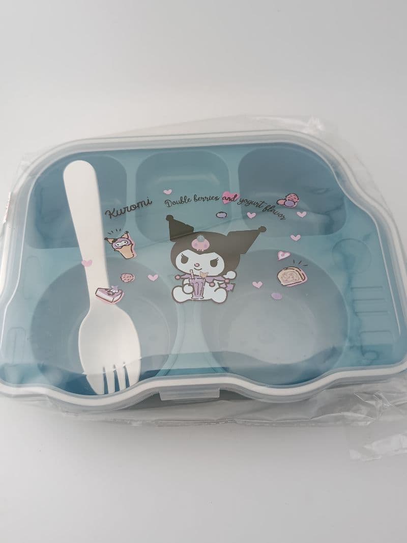 Taza Plástica para Merienda Kuromi con 5 Divisiones
