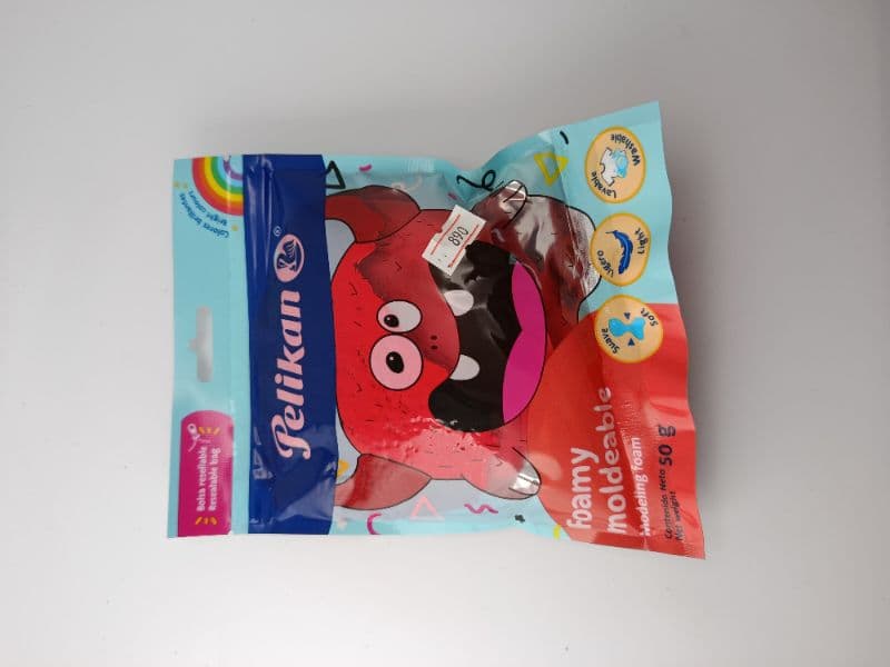 Foamy Moldeable Pelikan Color Rojo 50 g