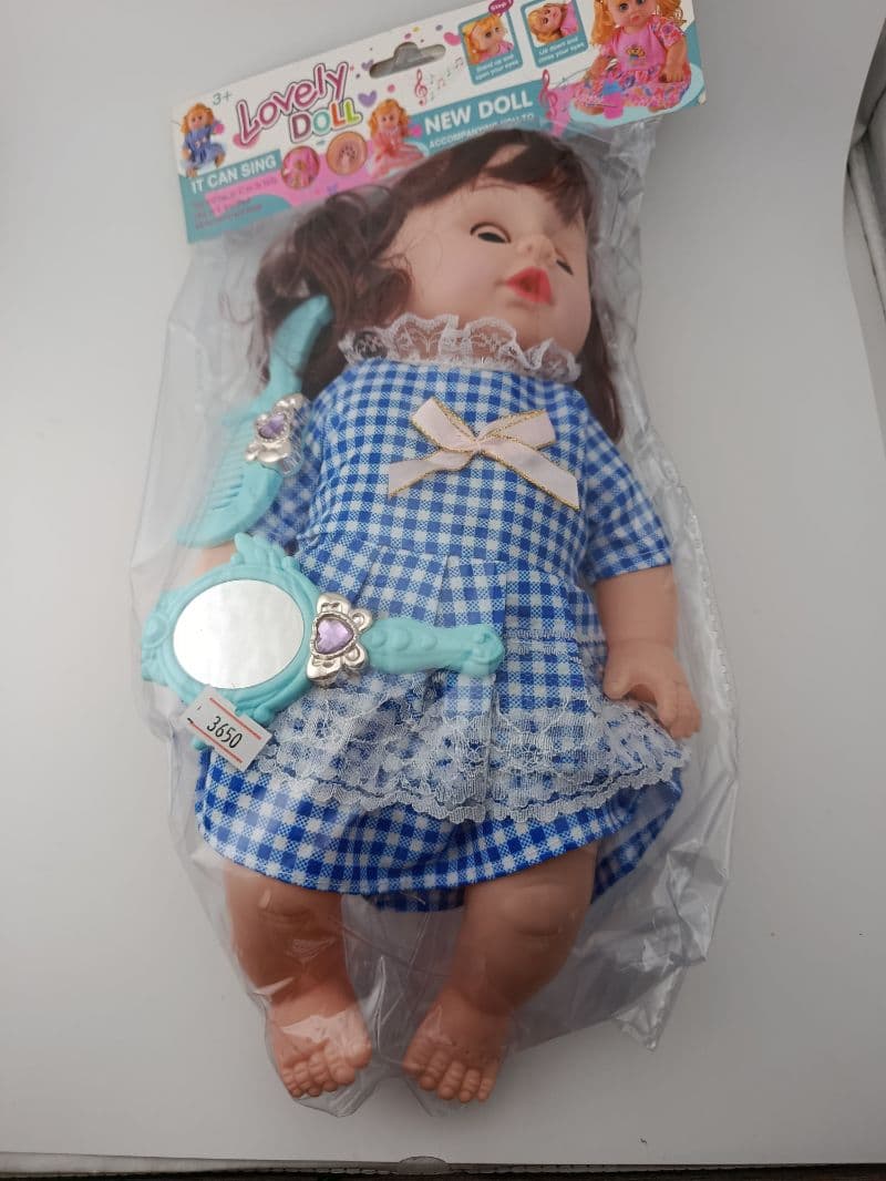 Muñeca de Juguete Lovely Doll con Accesorios de 30 cm