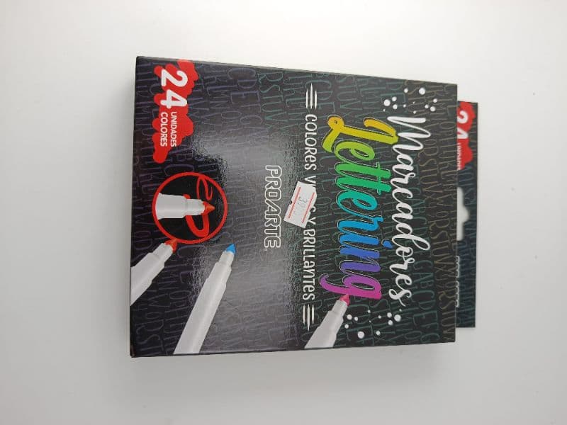 Marcadores para Lettering Proarte de 24 Colores