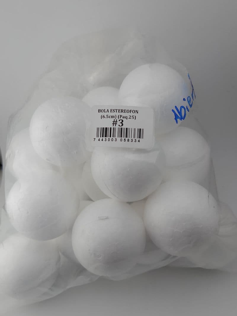 Paquete de Bolas de Estereofón #3 (6.5 cm) - 25 Unidades