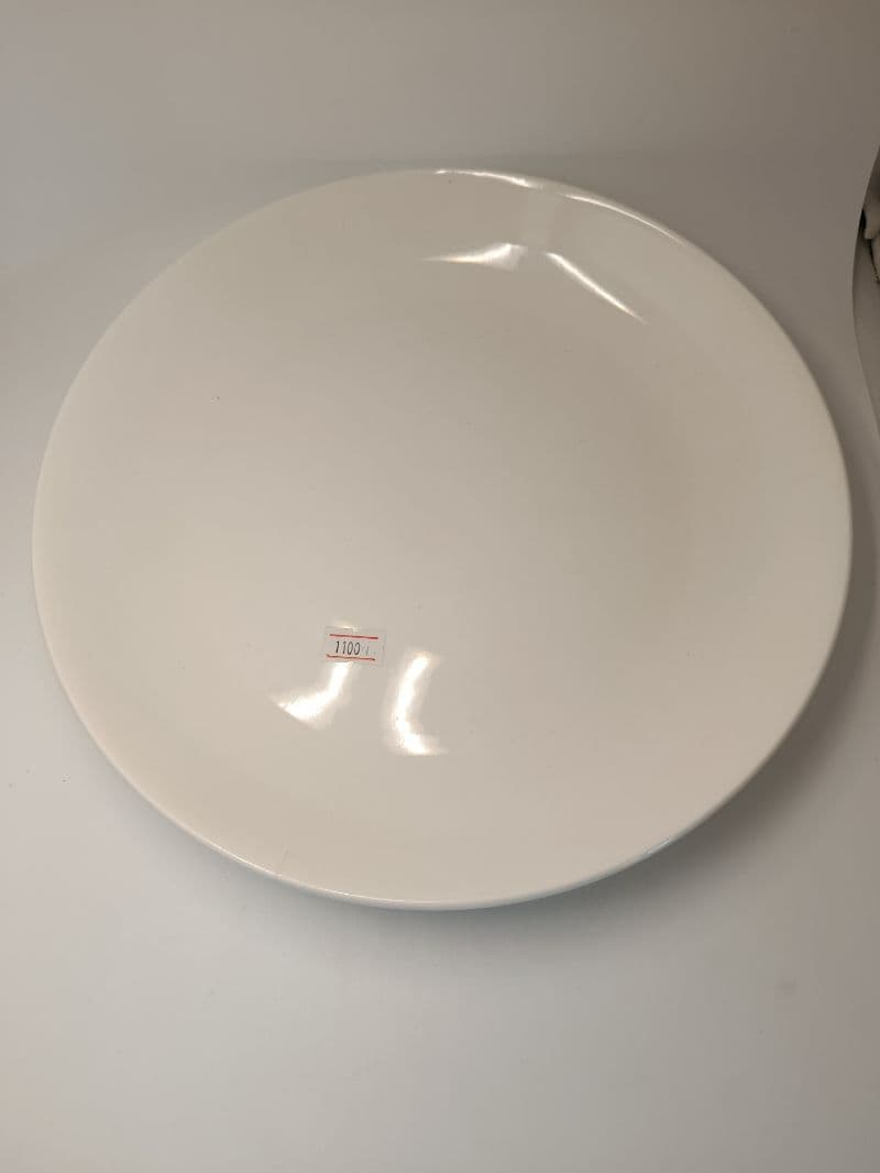 Plato de Cerámica Blanco de 10 Pulgadas