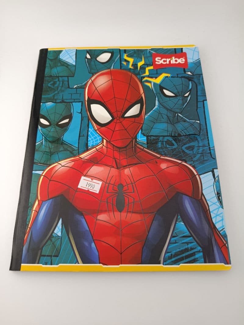 Cuaderno cosido Scribe 100 hojas diseño Spiderman