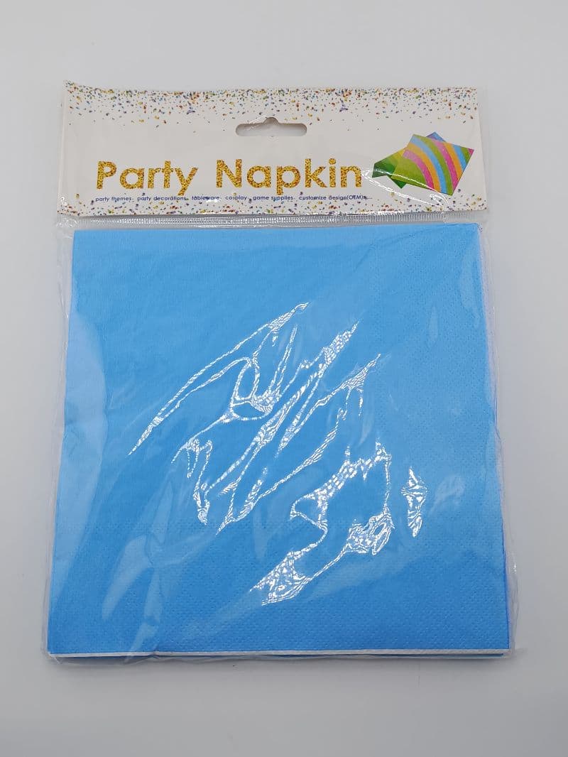 Servilletas de papel para fiesta, color azul