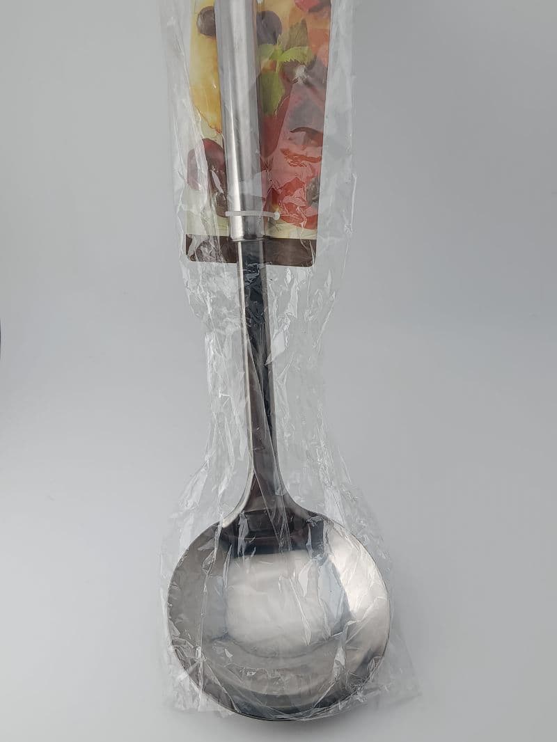 Cucharón sopero de metal de 32 cm