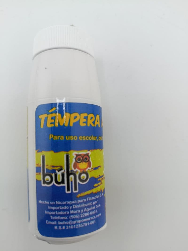 Témpera Acrílica Búho Blanca 65 ml