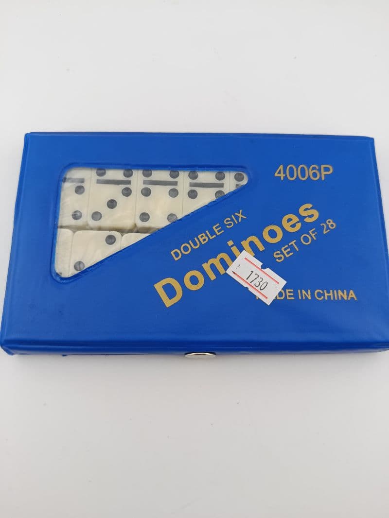 Juego de dominó doble seis 28 piezas, estuche 17.5x10 cm