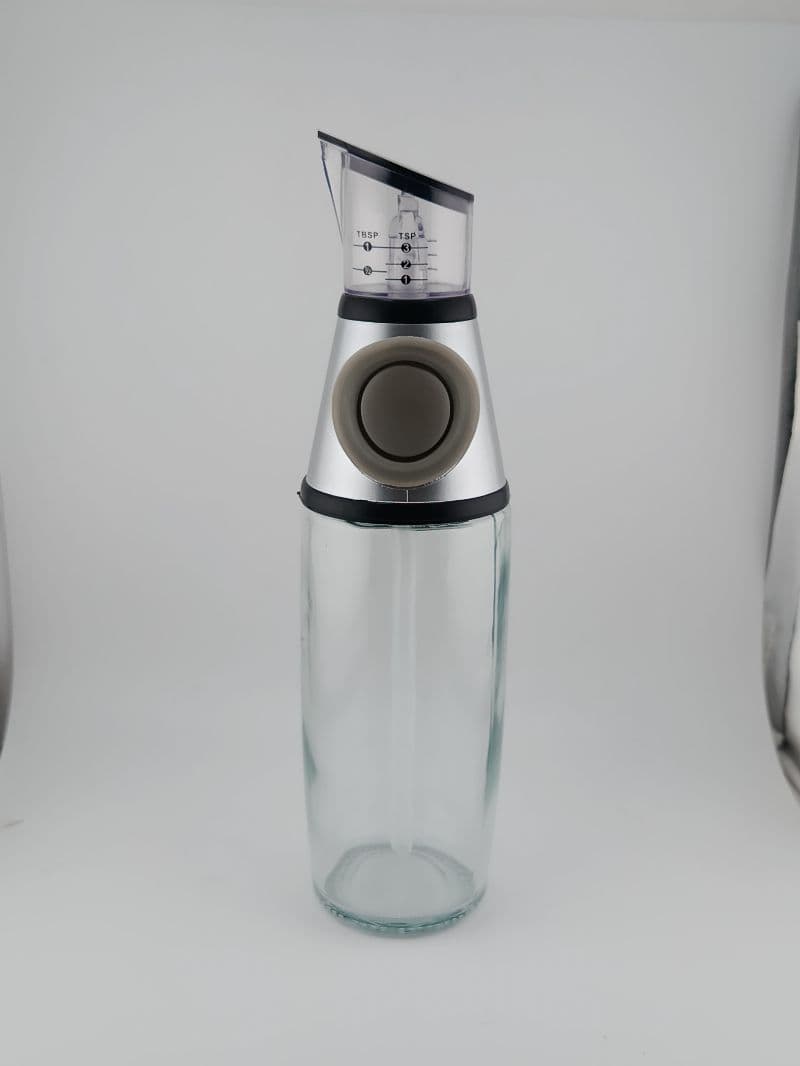 Botella de Vidrio para Aceite 500 ml con Dosificador