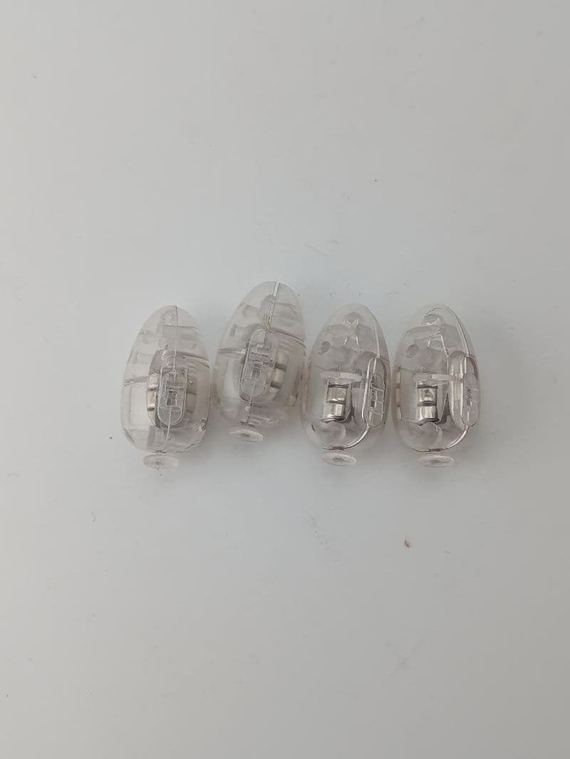 Luces LED Tipo Bala Color Blanco, Paquete de 48 Unidades