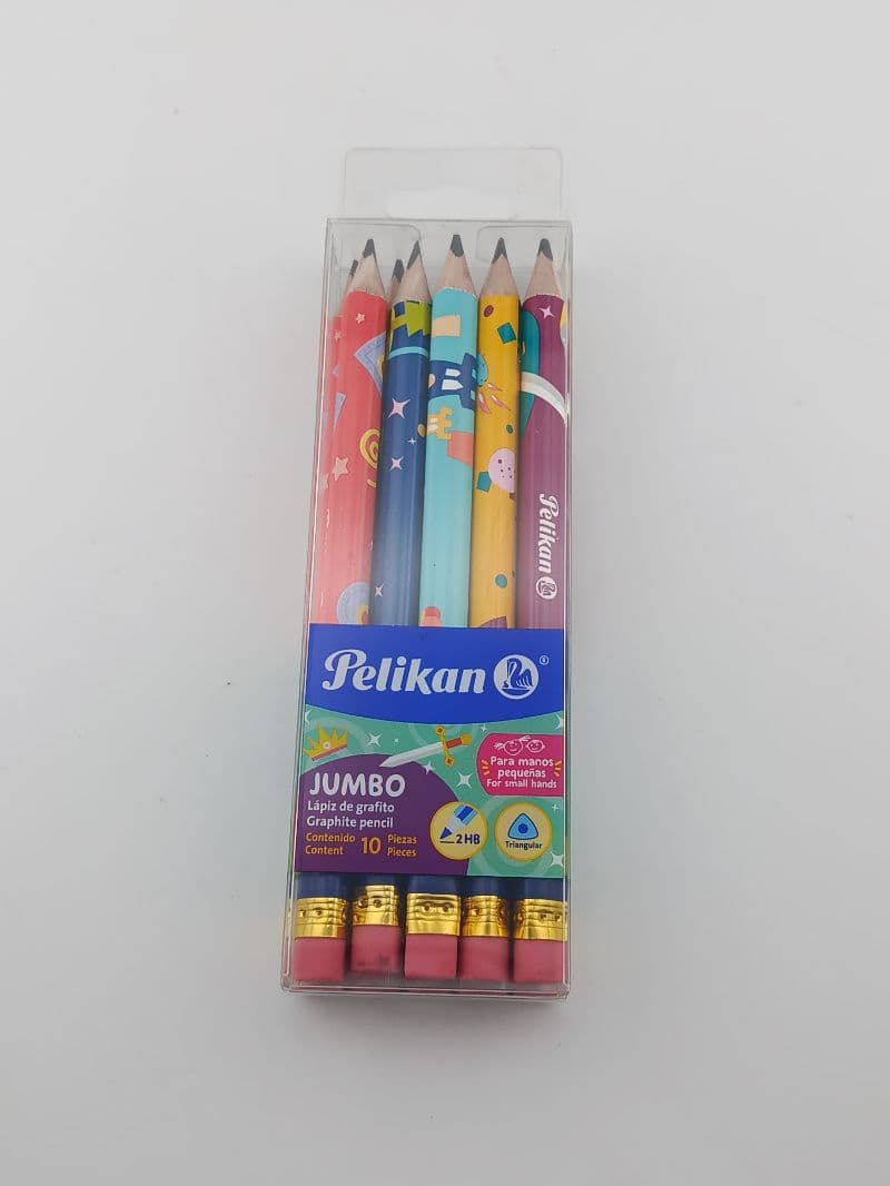 Pelikan Lápiz de Grafito Jumbo 2HB paquete de 10 unidades