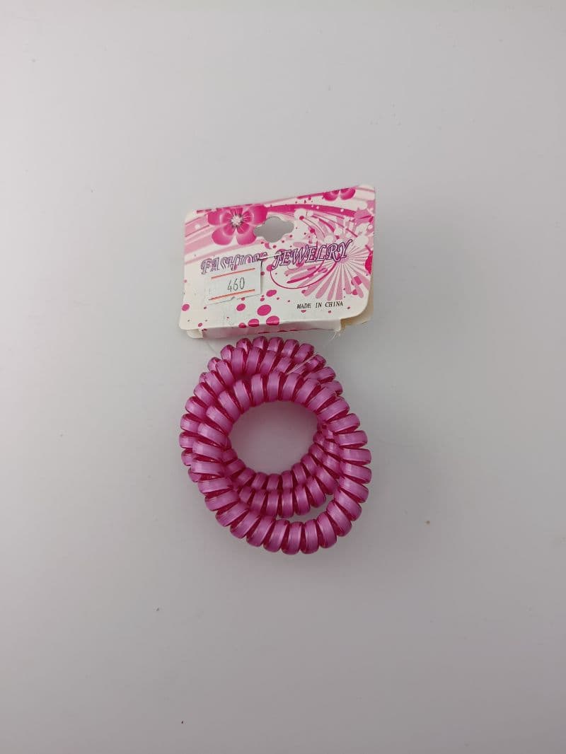 Colas Plásticas de Espiral para Cabello, 3 Piezas