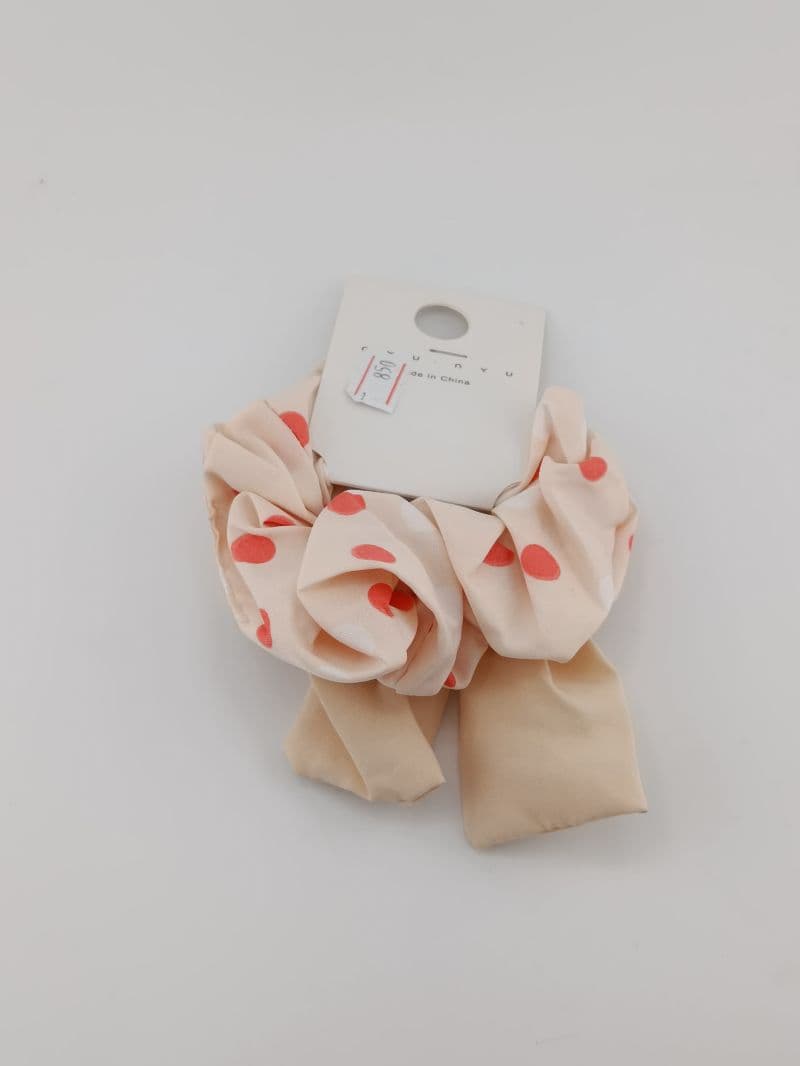 Liga para cabello scrunchie con moño, paquete de 2