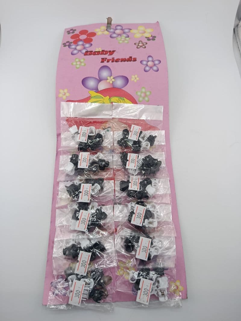 Prensas mini para cabello — paquete de 8 unidades