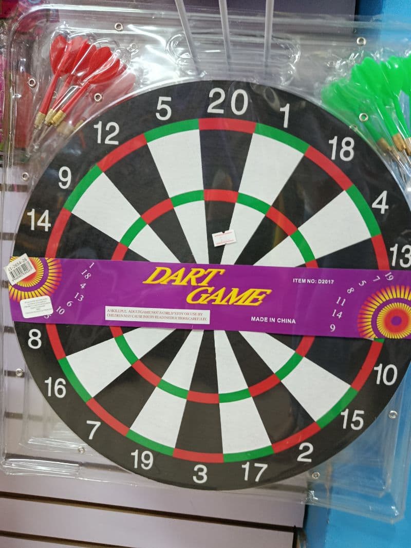 Set de Juego de Dardos de 43 cm