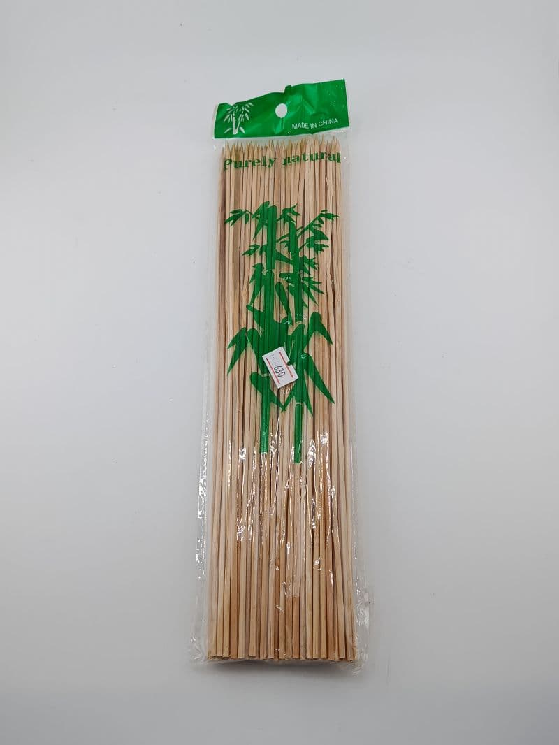 Pinchos de madera de bambú 30 cm