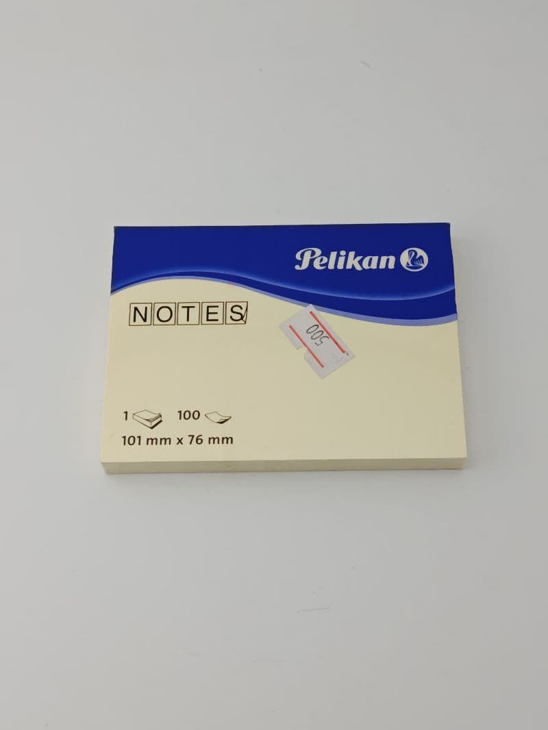 Bloc de notas adhesivas Pelikan 101 × 76 mm, 100 hojas