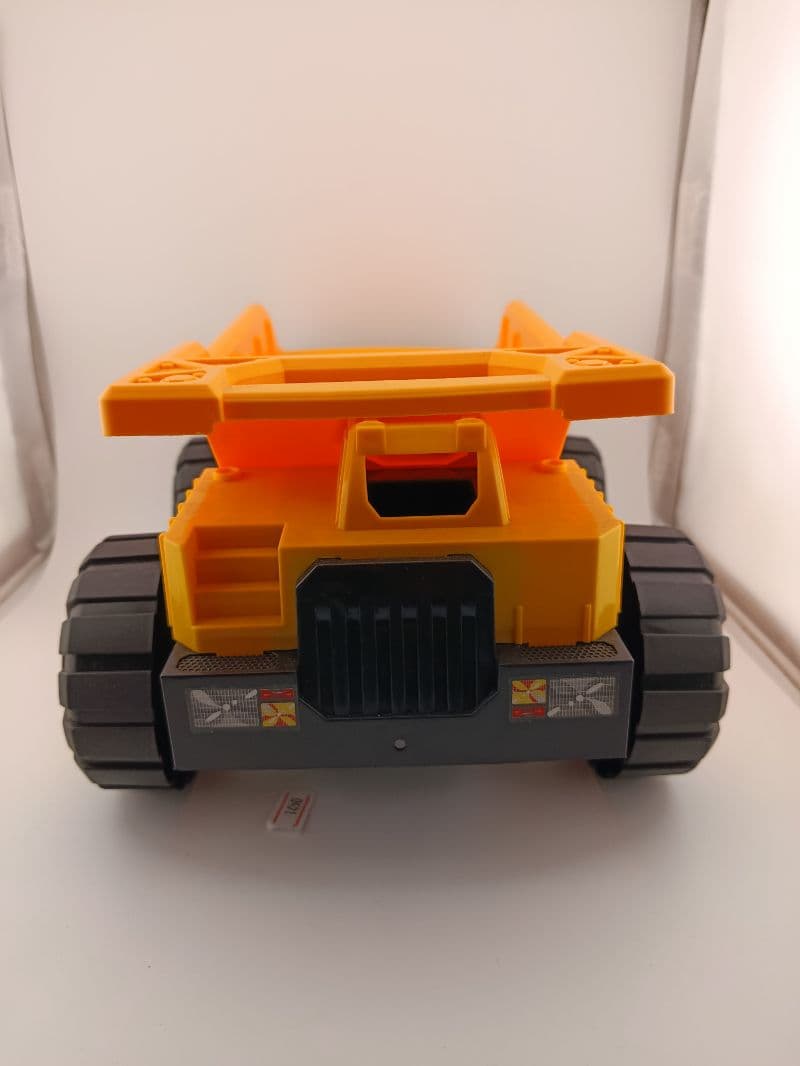 Carro plástico vagoneta minera con orugas