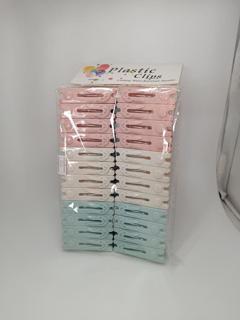 Prensas de plástico para ropa (24 piezas)