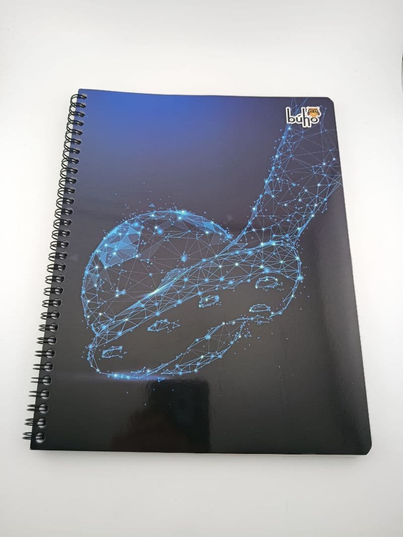 Cuaderno espiral Búho 100 hojas decoración hombre constelación