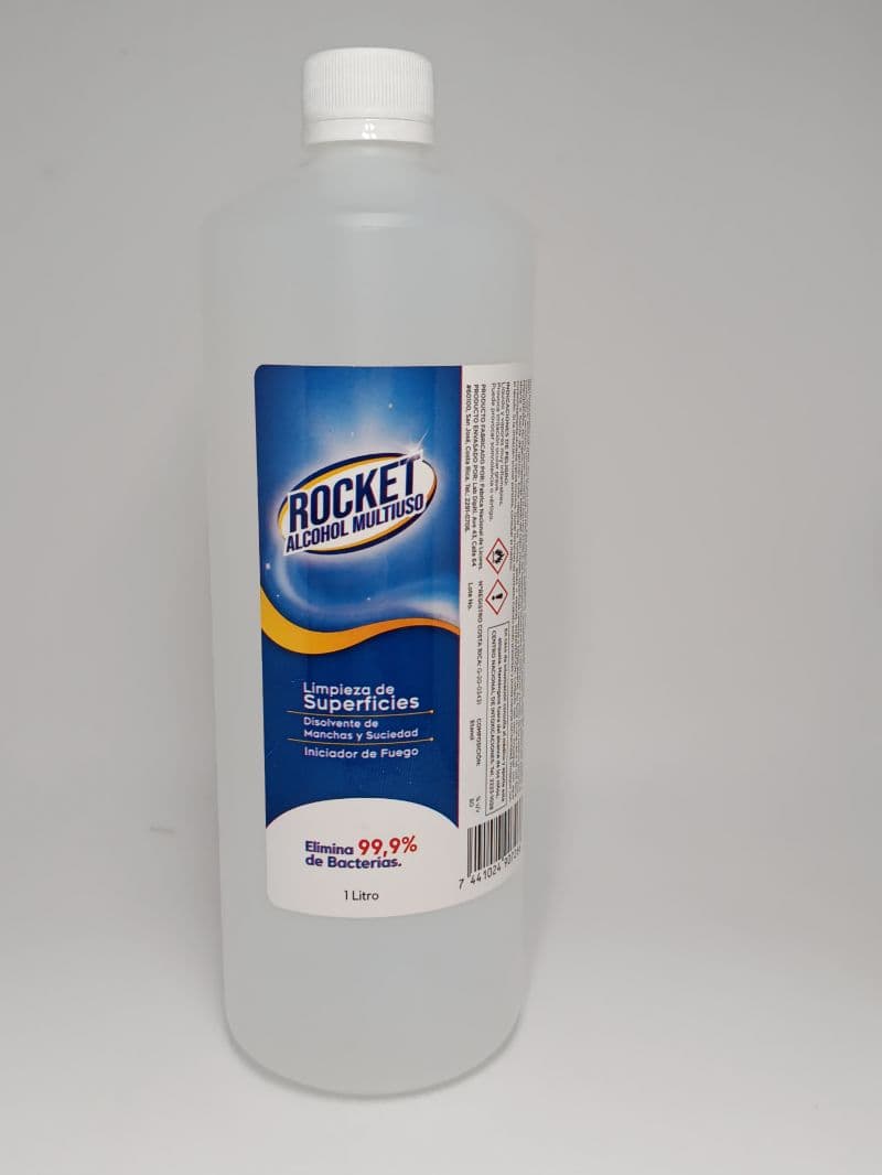 Alcohol Multiuso Rocket de 1 Litro