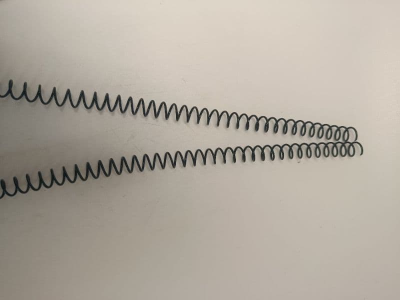 Espiral para Encuadernar Negro de 12 mm (Hasta 90 Hojas)