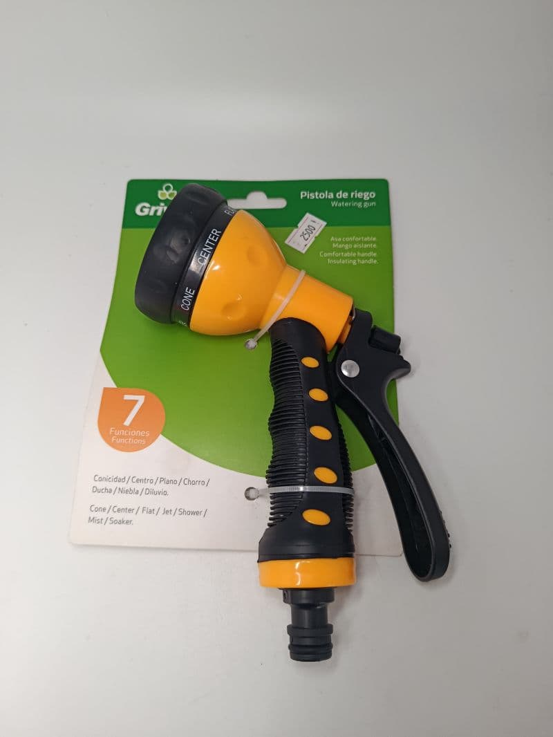 Pistola de Riego para Manguera de Jardín de 7 Funciones Griven